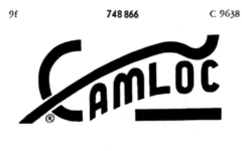 Camloc Logo (DPMA, 14.01.1960)