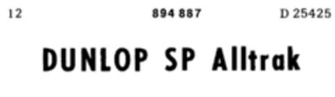 DUNLOP SP Alltrak Logo (DPMA, 19.02.1971)