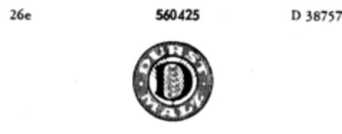 DURST MALZ Logo (DPMA, 29.01.1942)