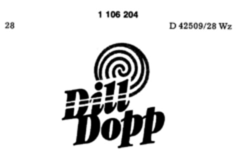 Dill Dopp Logo (DPMA, 09/03/1986)