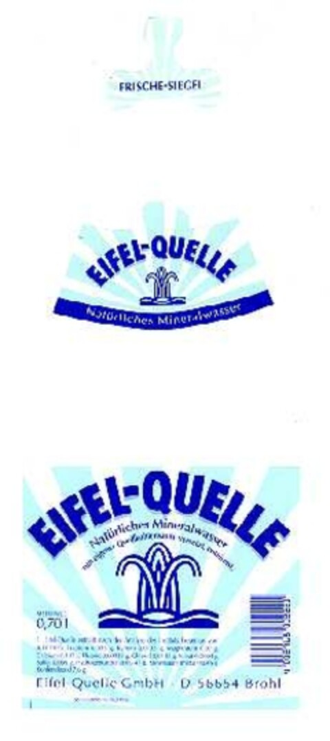 EIFEL QUELLE Logo (DPMA, 18.06.1994)