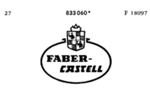 FABER-CASTELL Logo (DPMA, 03/09/1967)