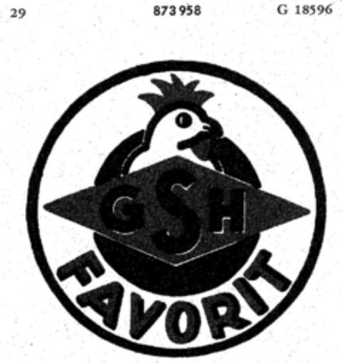 GSH FAVORIT Logo (DPMA, 28.03.1969)