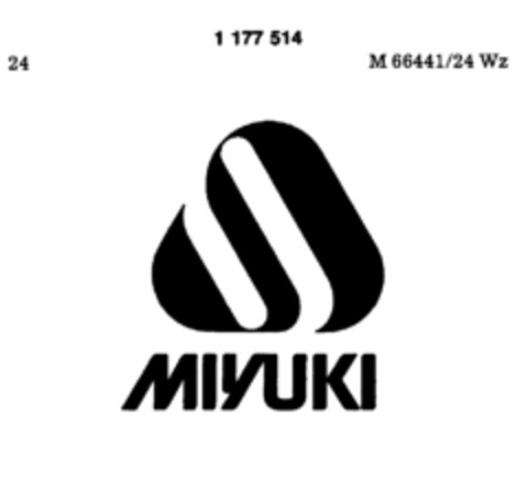 MIYUKI Logo (DPMA, 22.12.1989)