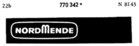 NORDMENDE Logo (DPMA, 13.11.1962)