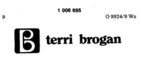 terri brogan Logo (DPMA, 20.12.1979)