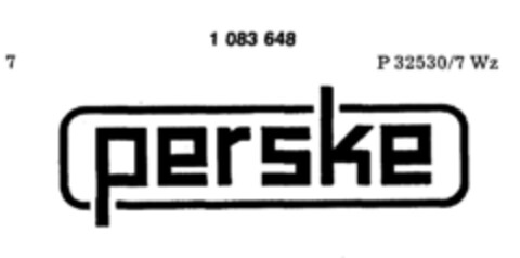 perske Logo (DPMA, 19.03.1985)