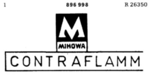 MIHOWA CONTRAFLAMM Logo (DPMA, 02.01.1970)