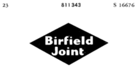 Birfield Joint Logo (DPMA, 02.10.1964)