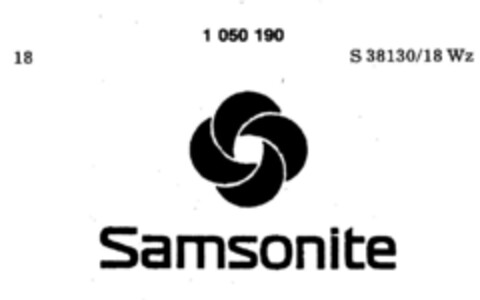 Samsonite Logo (DPMA, 22.10.1982)