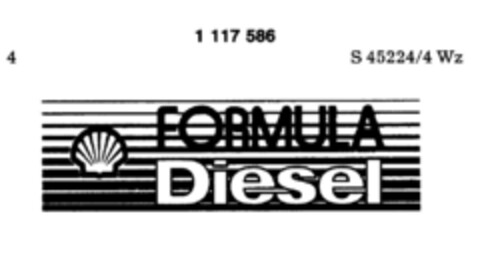 FORMULA Diesel Logo (DPMA, 14.08.1987)