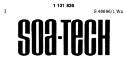 SOA-TECH Logo (DPMA, 10.05.1988)