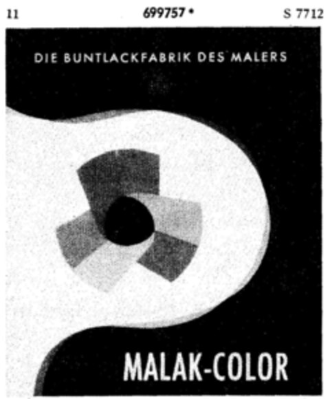 MALAK-COLOR Logo (DPMA, 21.11.1956)