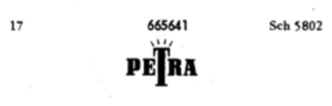 PETRA Logo (DPMA, 20.02.1954)