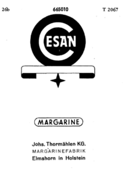 CESAN Logo (DPMA, 14.02.1953)