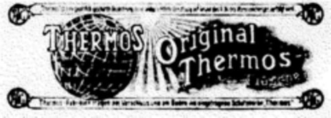 Original Thermos Flasche Logo (DPMA, 07/19/1918)