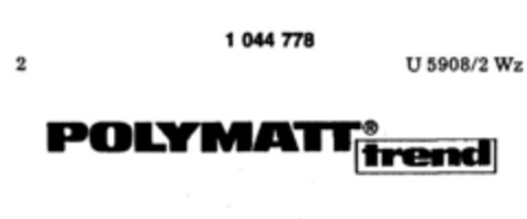 POLYMATT trend Logo (DPMA, 23.07.1982)