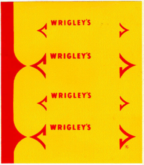 WRIGLEY'S Logo (DPMA, 08.02.1977)