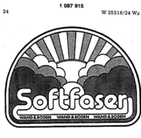 Softfaser WAND & BODEN Logo (DPMA, 07/05/1985)