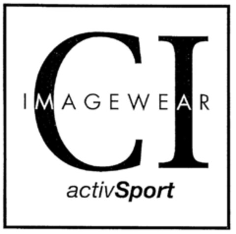 CI IMAGEWEAR activSport Logo (DPMA, 20.04.2000)