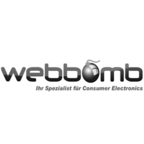 webbomb Ihr Spezialist für Consumer Electronics Logo (DPMA, 13.04.2011)