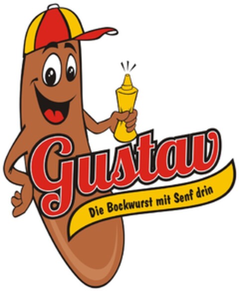 Gustav Die Bockwurst mit Senf drin Logo (DPMA, 05.03.2011)