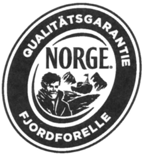 QUALITÄTSGARANTIE NORGE FJORDFORELLE Logo (DPMA, 06/28/2011)