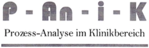 P - AN - i - K Prozess-Analyse im Klinikbereich Logo (DPMA, 19.12.2012)