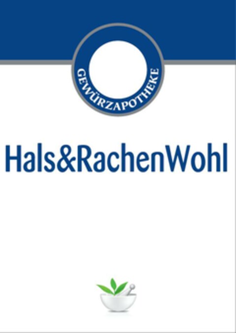 GEWÜRZAPOTHEKE Hals&RachenWohl Logo (DPMA, 17.04.2013)