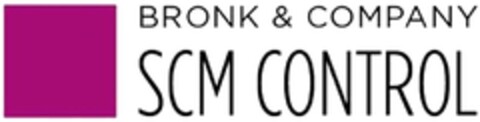 BRONK & COMPANY SCM CONTROL Logo (DPMA, 20.06.2014)
