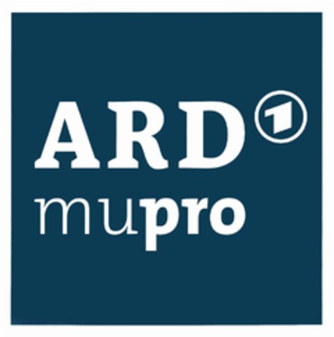 ARD¹ mupro Logo (DPMA, 12/07/2016)