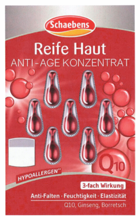 Schaebens Reife Haut ANTI-AGE KONZENTRAT Logo (DPMA, 23.11.2018)