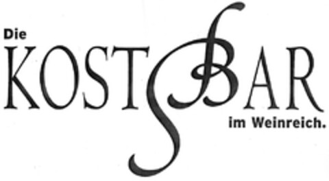 Die KOSTBAR im Weinreich. Logo (DPMA, 18.07.2019)
