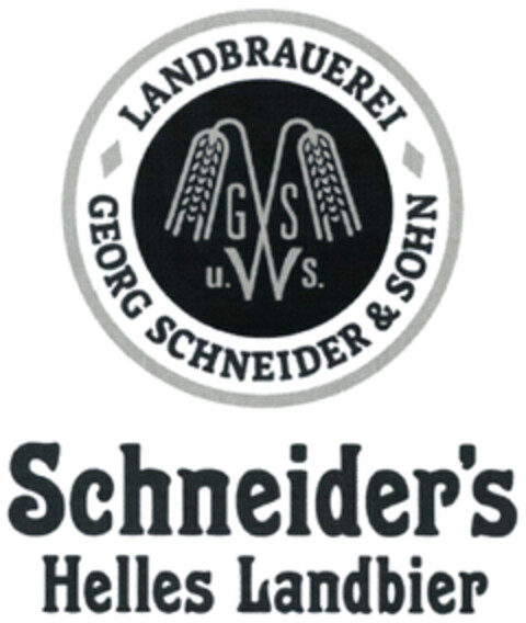 LANDBRAUEREI GEORG SCHNEIDER & SOHN Schneider's Helles Landbier Logo (DPMA, 10/23/2020)