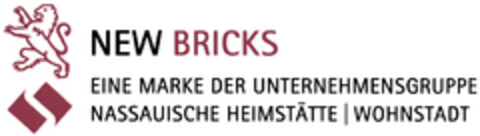 NEW BRICKS EINE MARKE DER UNTERNEHMENSGRUPPE NASSAUISCHE HEIMSTÄTTE | WOHNSTADT Logo (DPMA, 10/21/2021)
