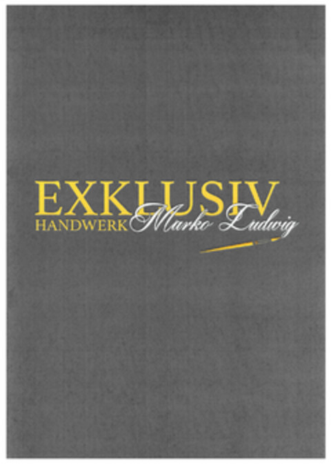 EXKLUSIV HANDWERK Marko Ludwig Logo (DPMA, 10/18/2023)