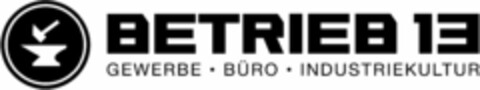 BETRIEB 13 GEWERBE · BÜRO · INDUSTRIEKULTUR Logo (DPMA, 09.05.2023)