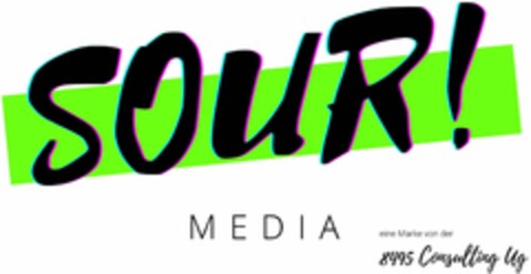 SOUR! MEDIA eine Marke von der 8495 Consulting Ug Logo (DPMA, 06/15/2023)