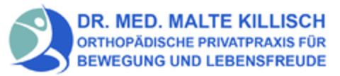 DR. MED. MALTE KILLISCH ORTHOPÄDISCHE PRIVATPRAXIS FÜR BEWEGUNG UND LEBENSFREUDE Logo (DPMA, 08/10/2023)