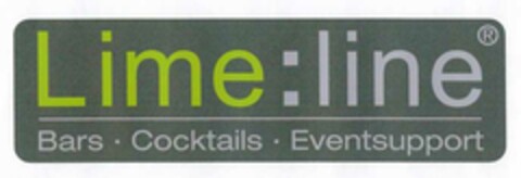 Lime:line Bars·Cocktails·Eventsupport Logo (DPMA, 10.01.2003)