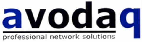 avodaq professional network solutions Logo (DPMA, 07/01/2004)