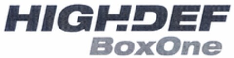 HIGHDEF BoxOne Logo (DPMA, 18.10.2005)