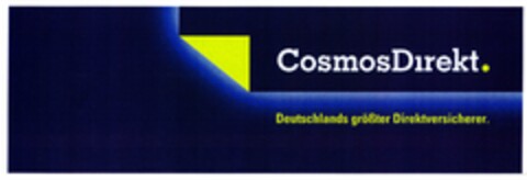 CosmosDirekt Deutschlands größter Direktversicherer. Logo (DPMA, 02.02.2006)