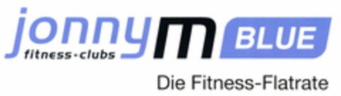 jonny m BLUE fitness-clubs Die Fitness-Flatrate Logo (DPMA, 30.05.2006)