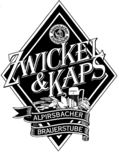 ZWICKEL & KAPS ALPIRSBACHER BRAUERSTUBE Logo (DPMA, 12.11.1994)