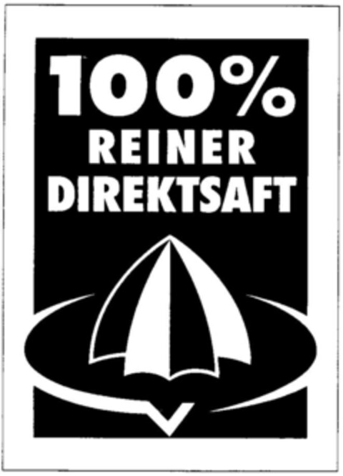 100% REINER DIREKTSAFT Logo (DPMA, 24.08.1996)