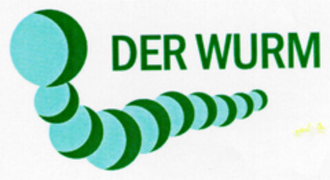 DER WURM Logo (DPMA, 03.04.1998)