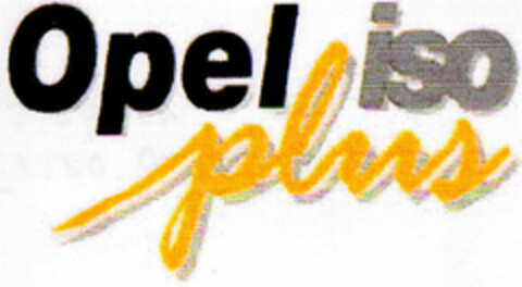 Opel iso plus Logo (DPMA, 08/21/1998)