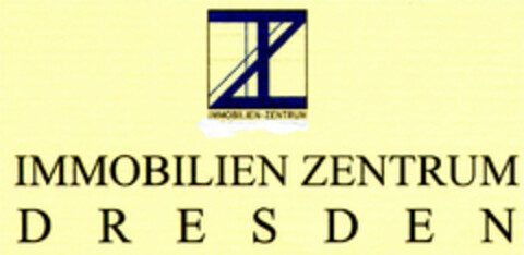 IMMOBILIEN ZENTRUM DRESDEN Logo (DPMA, 07/22/1999)