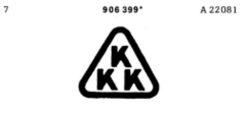 KKK Logo (DPMA, 13.01.1971)